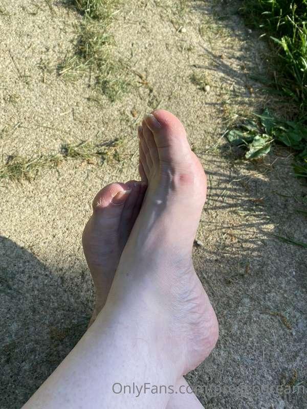 My sore and swollen feet need some TLC!! Who wants to help t..