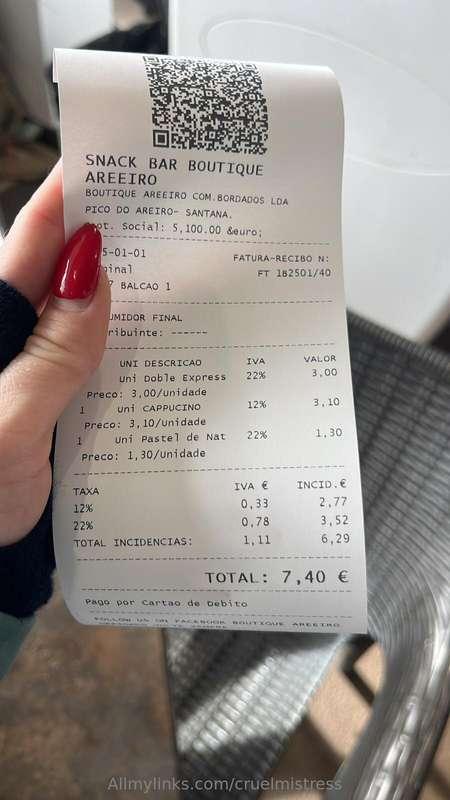 be good boy and reimburse it