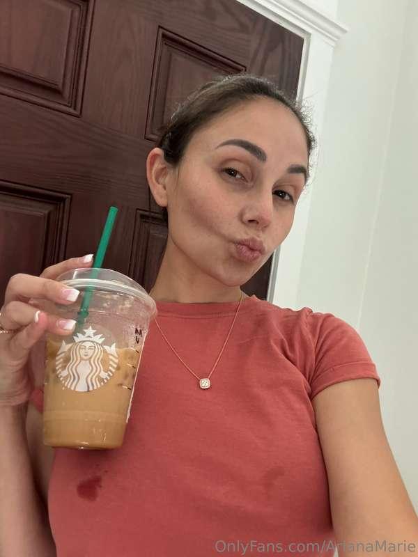 I got my coffee, and now all I need is you in my DMs!! 😘
