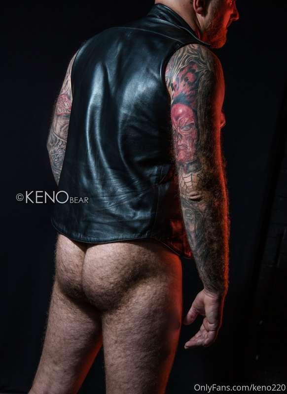 Just leather waistcoat!