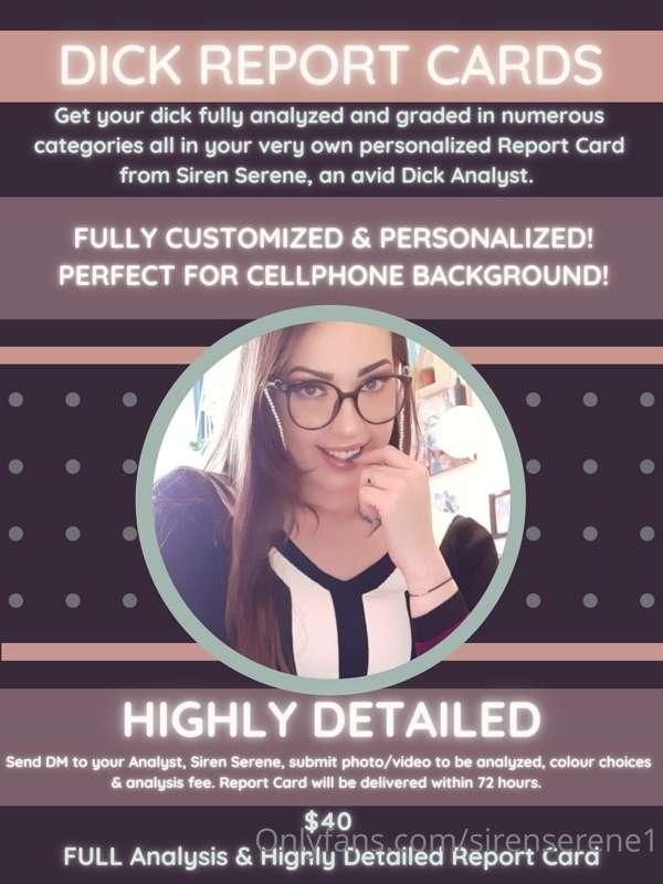 🚨50% OFF Dick Report Cards until January 31, 2022🍆

🔍Get rat..