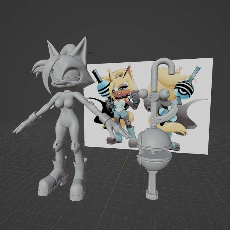 Whisper the Wolf WIP#1