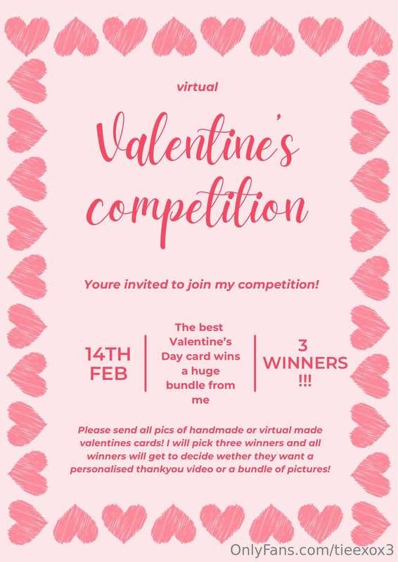 Free to join in!!!This contest is completely FREE ❣️Want a V..