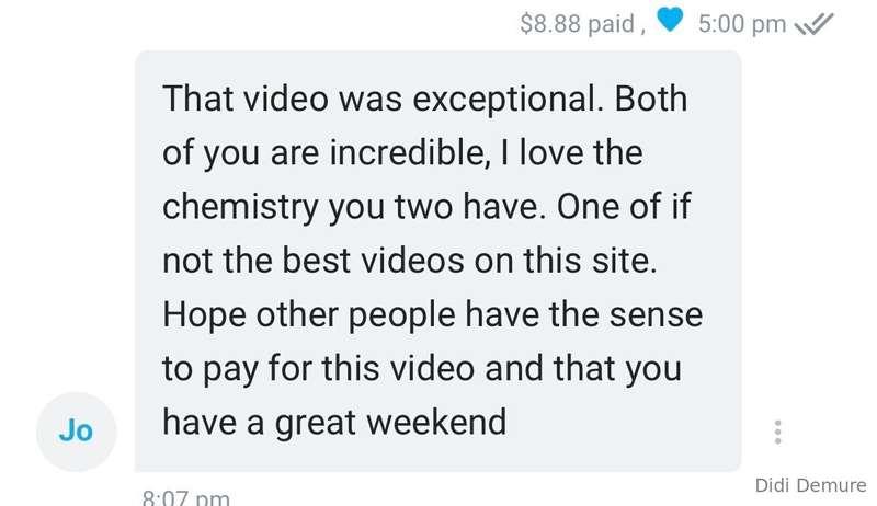 a lil review of my newest clip with Paco in case any of you ..