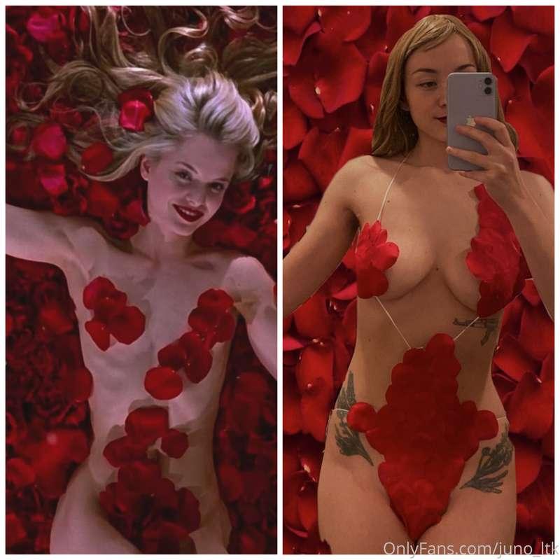 I was Lester’s dream of Angela from American beauty for Hall..