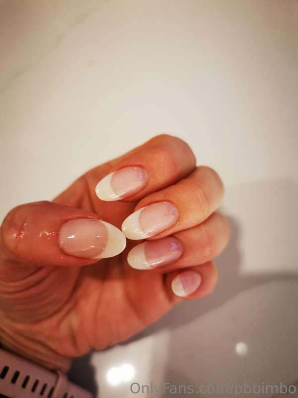 Sexy French Nails for around your cock Daddy?  Or Poor cucki..