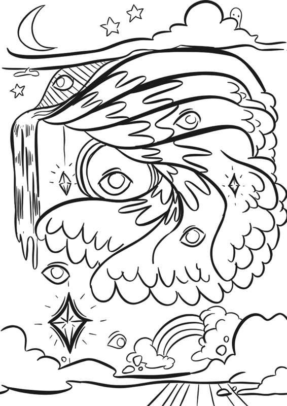 Abstract Coloring Sheet #2