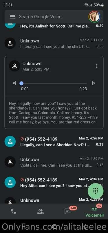 And people wonder why I don't answer my phone when I've been..