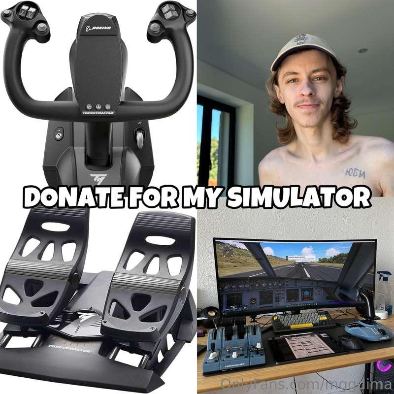 **Looking for some donates** ***to improve my flight simulat..
