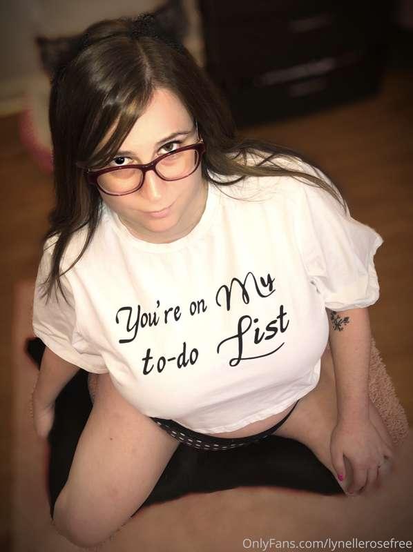 You wanna be on my list?