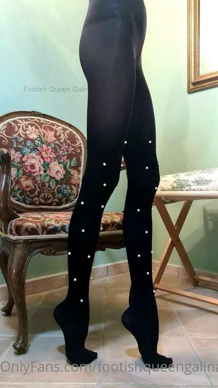 I just love these new nylons with cute little pearls, what d..