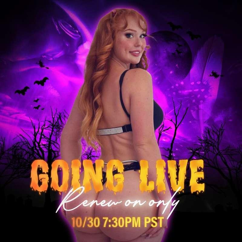 🦇🎃 𝙶𝙾𝙸𝙽𝙶 𝙻𝙸𝚅𝙴 🎃🔴 𝗧𝗢𝗡𝗜𝗚𝗛𝗧 𝗔𝗧 𝟳:𝟯𝟬 𝗣𝗠 𝗣𝗦𝗧 🔴🦇 𝗥𝗘𝗡𝗘𝗪 𝗢𝗡 𝗢𝗡𝗟𝗬 🟢✅J..