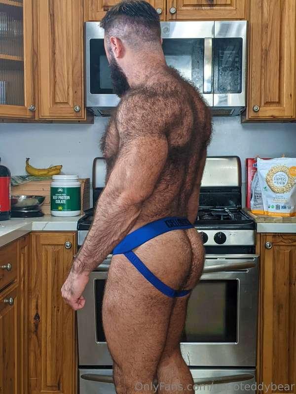 Getting ready to bake a cake, and what better way to work in..