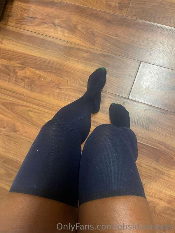 Damit I just put these thigh highs on and stepped on a nail