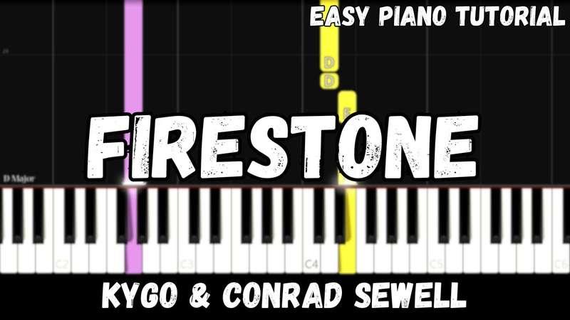 Easy MIDI - Kygo - Firestone ft. Conrad Sewell (Atlantic Notes Arrangement + Tempo + Colors + Key)