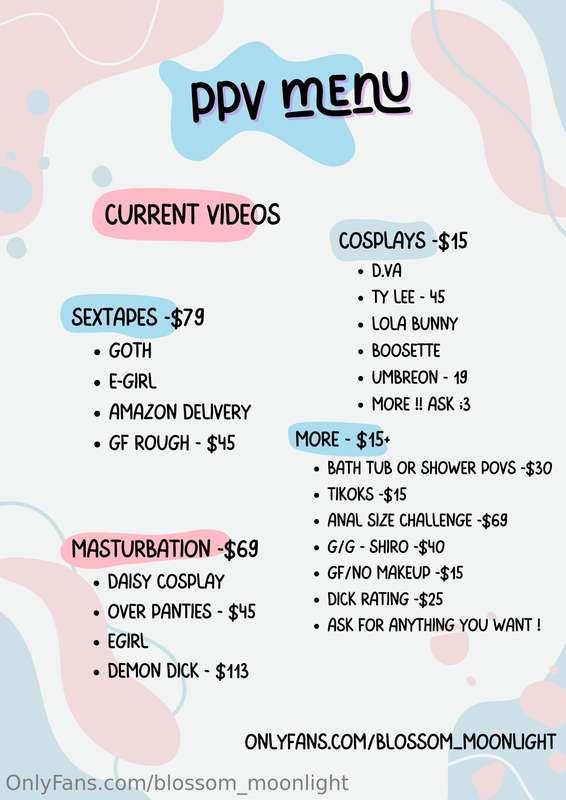 UPDATED MENU!!!!Little teaser :PP I am considering opening u..