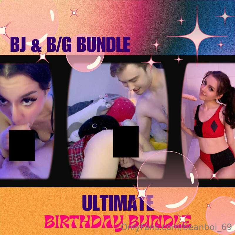 **ULTIMATE BIRTHDAY BUNDLE** ***BJ & B/G*** 🧁💦
- long videos..