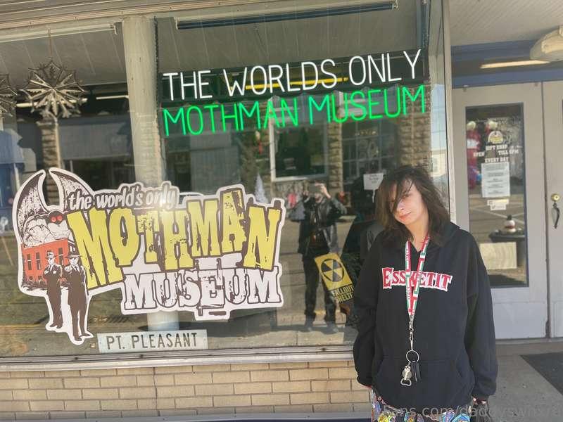 At the Mothman Museum 