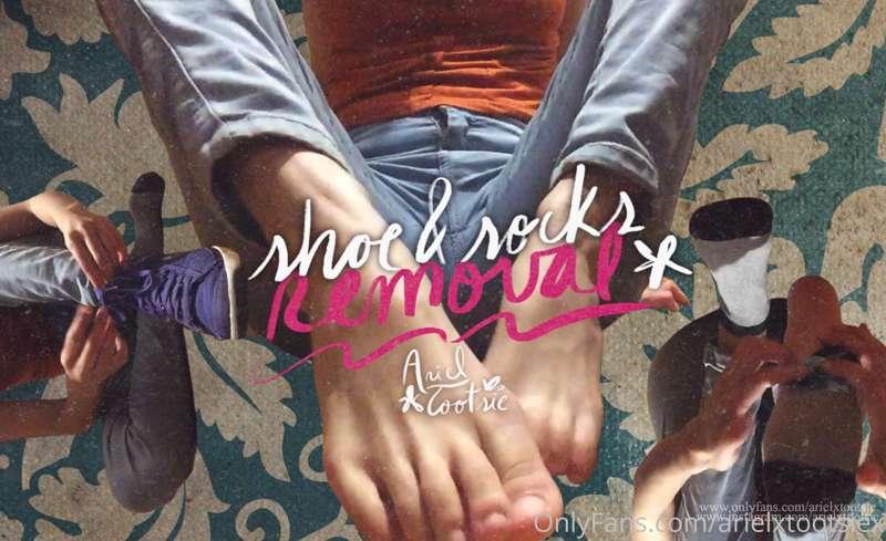 Shoe and socks removal babeeess!
This was my first and with ..