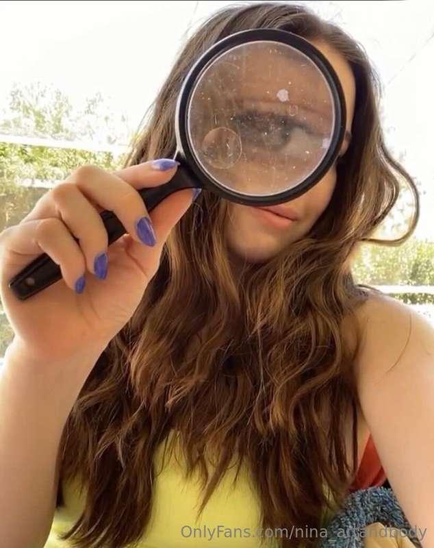 I know it's old school but I have this little magnifying gla..