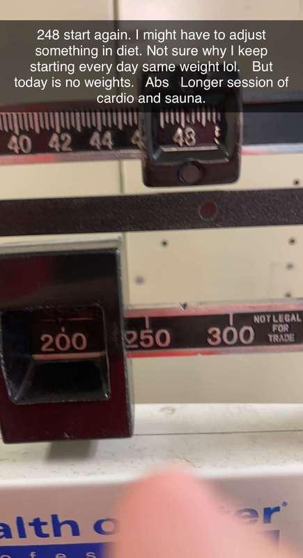 Feb 8. Started same weight as I started yesterday. Confused ..