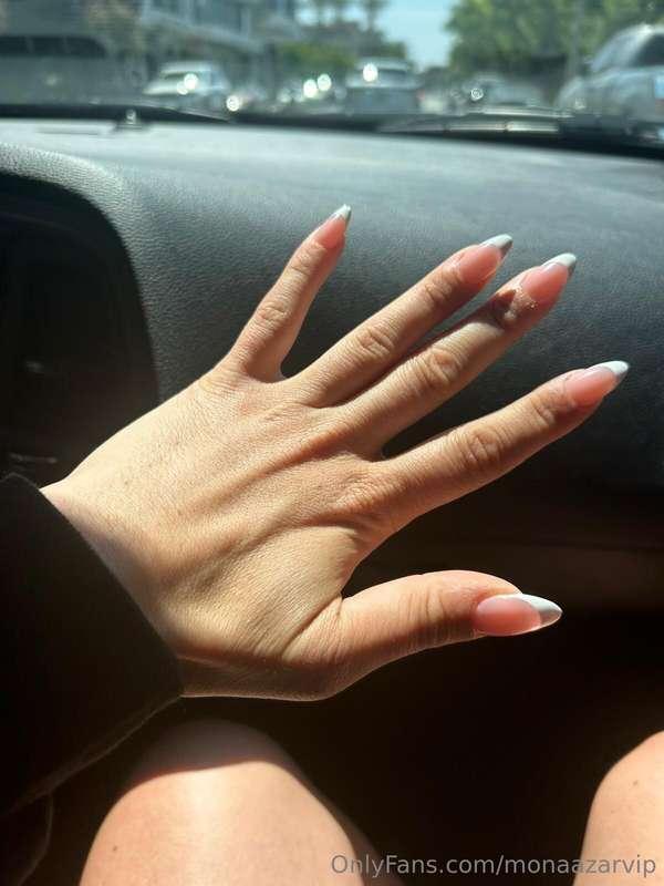 Just got my nails done :)