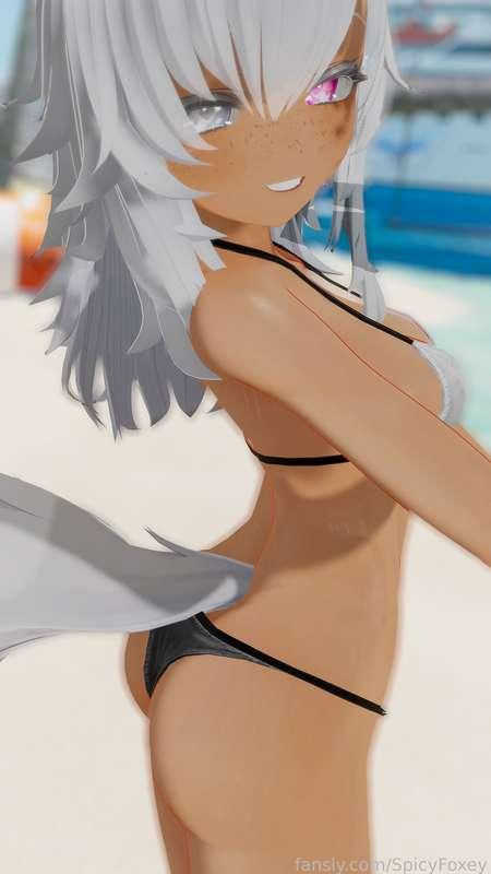 See something you like~?

#solo #tan #darkskin #foxgirl #vr #manuka #beach #ass #butt