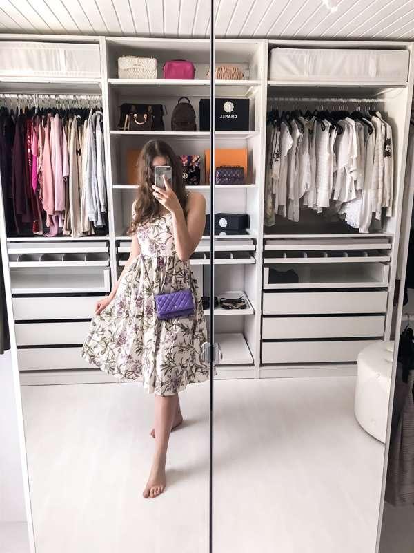 More pictures of me wearing my brand new dress 👗💜