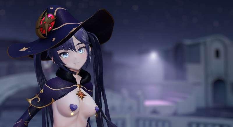 【MMD R-18】 WiggleWiggle - Mona & Ganyu ✦ Genshin Impact MMD