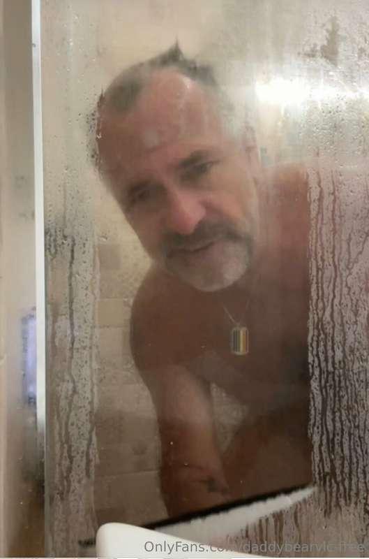 Shower time.