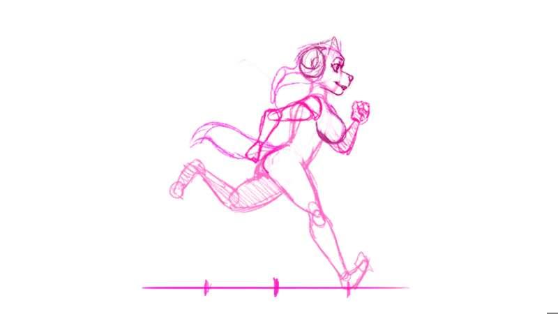 Yoko Running animation (OLD)