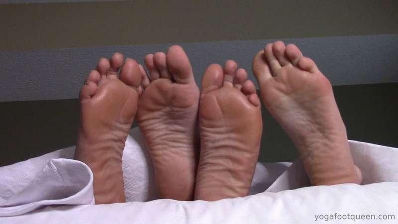 What's hotter than my soles? My soles + my bestie's as we pl..