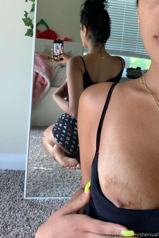 sucking on my titties gets me wet instantly !