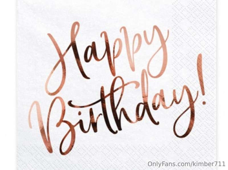 11 mai m’y birthday 

==> https://www.amazon.fr/hz/wishlist/..