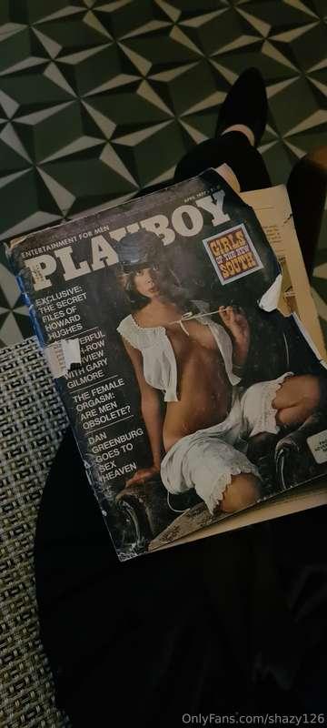 I found this OLD Playboy magazine which is probably from the..