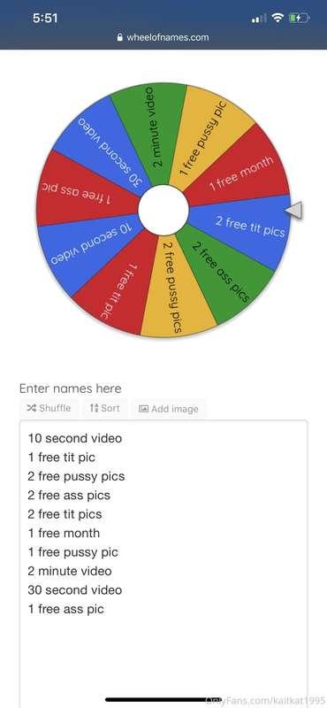 $3 to spin the wheel☺️☺️