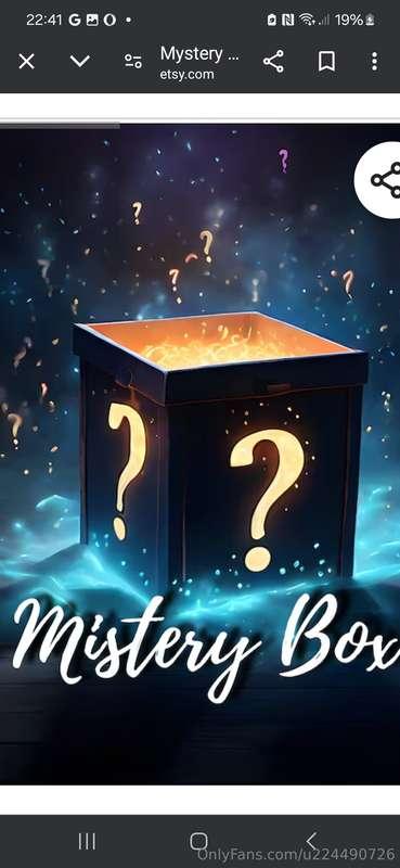 Oh baby u want to see what u get in my mystery box? If u tip..