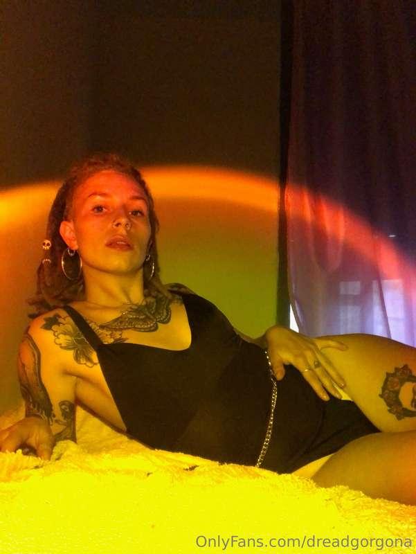 On bed looking like this. How will you feel with my presence..