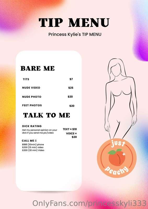 New menu 👀