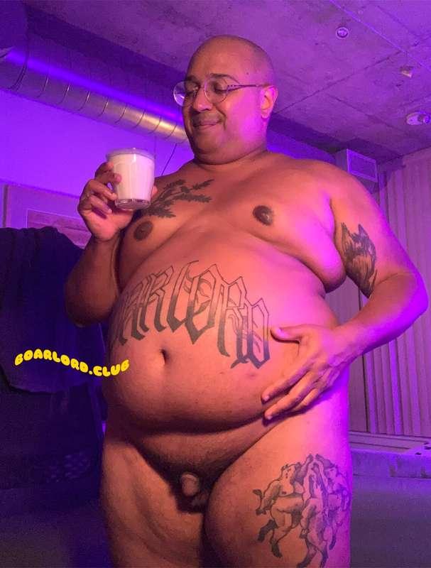 Closing out the night with a glass of half and half... 😋🥛