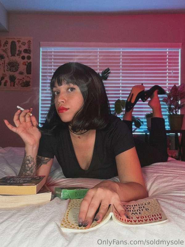 Kicking off the first day of spooky season with Mia Wallace...