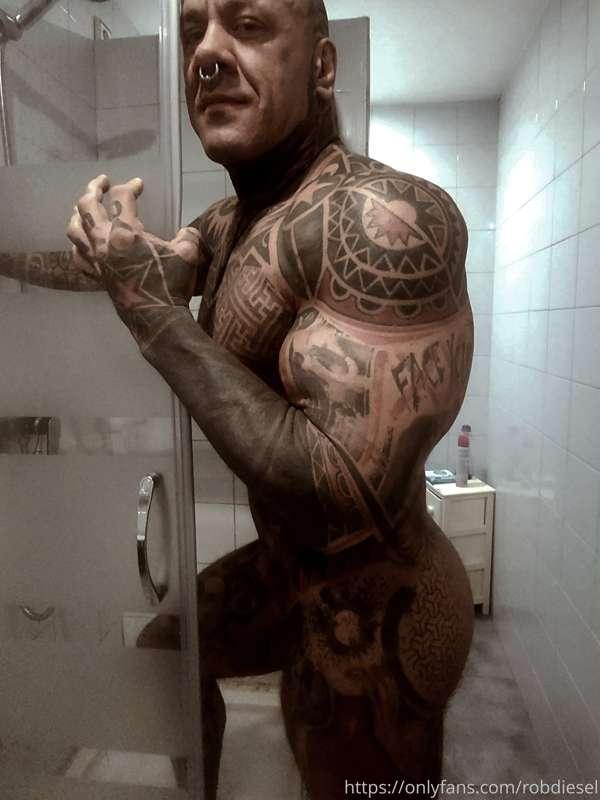 Taking a shower after jerking off..I got cum everywhere...