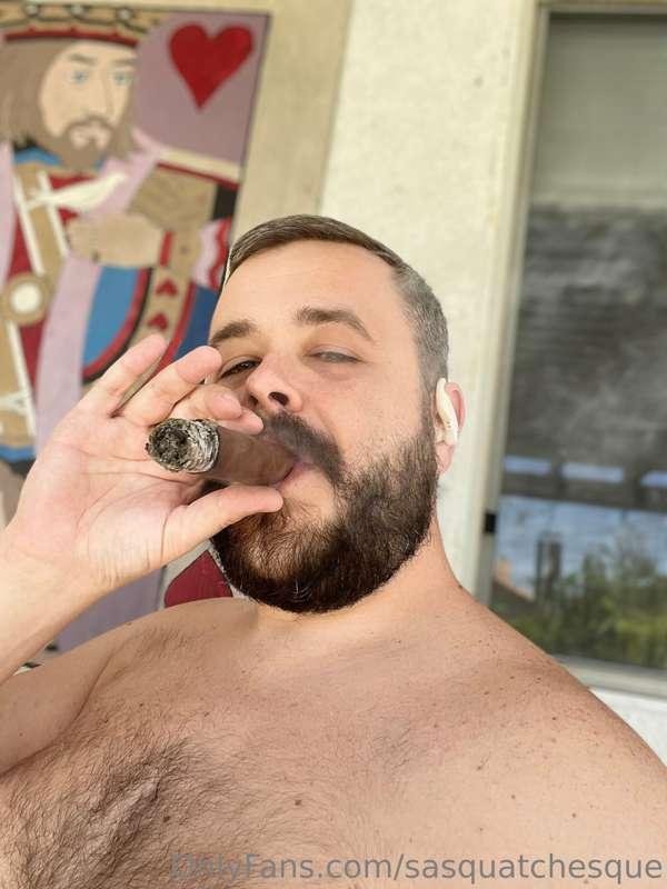 Nice smoke on the patio…