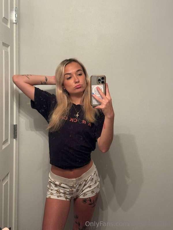 me in my comfort shirt again bc life is hard and laundry is ..