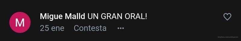 Y el ganador es? El primer comentario y porsupuesto acertado..
