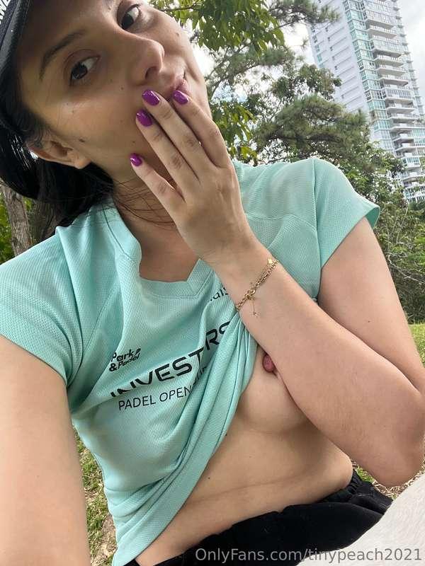 I’m in the park bby, do you want more? Go to dM nowwww