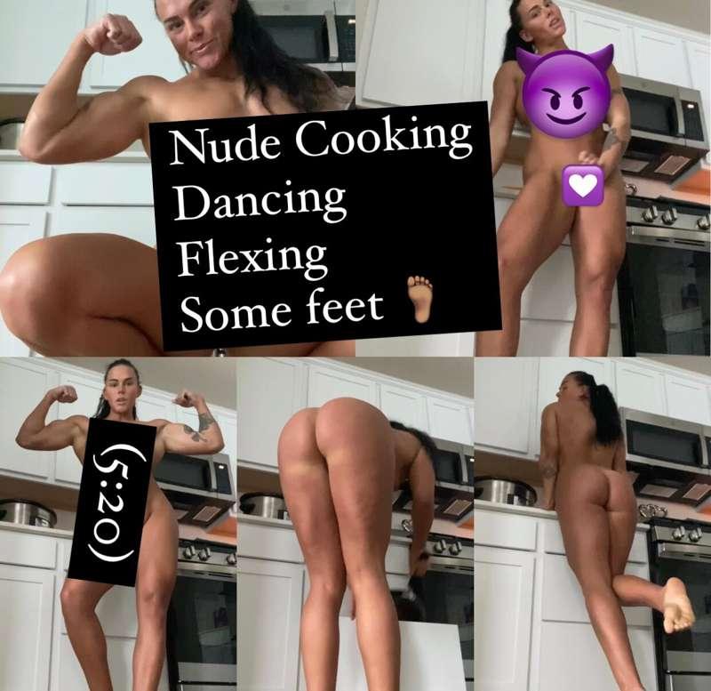***NUDE COOKING*** Brand new! Cooking, dancing, teasing, som..