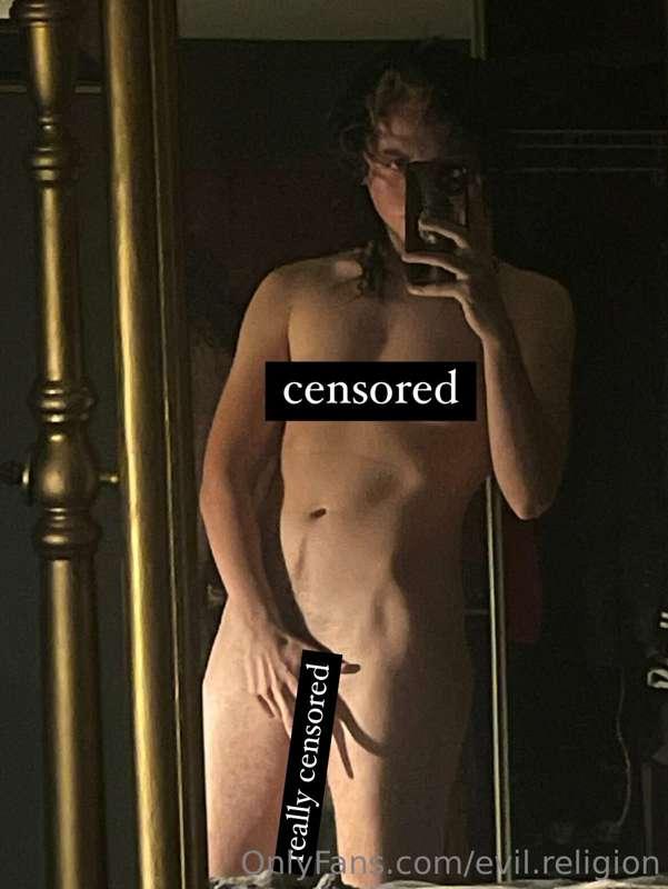 post shower (im getting more comfortable showing my bare che..