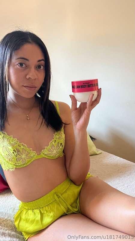 I want you to rub this on every inch of me😉