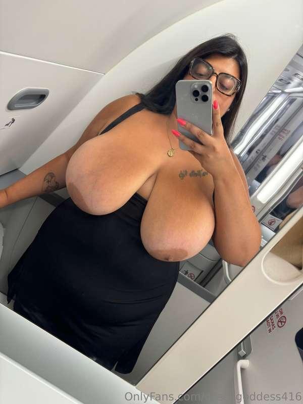 Airplane titty pics are a must!